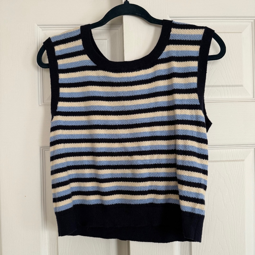 Molly Bracken Striped Sweater Vest